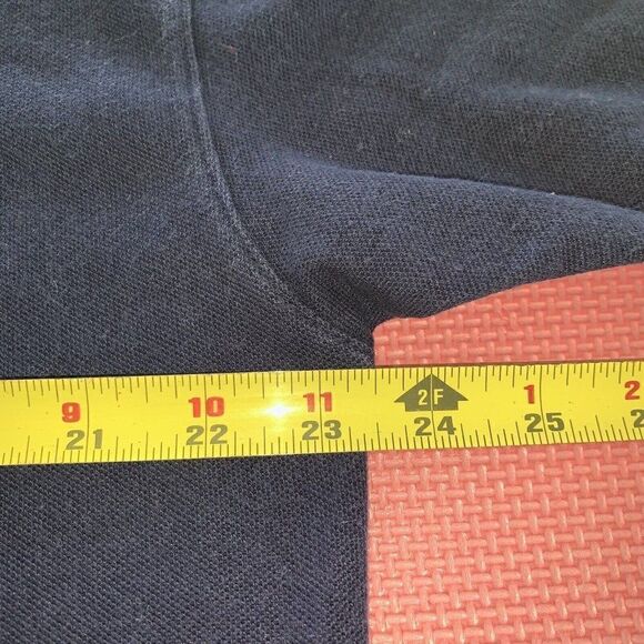 Vintage Walt Disney World Mickey 100 Years of Magic Embroidered Navy Blue Polo L - Picture 5 of 7